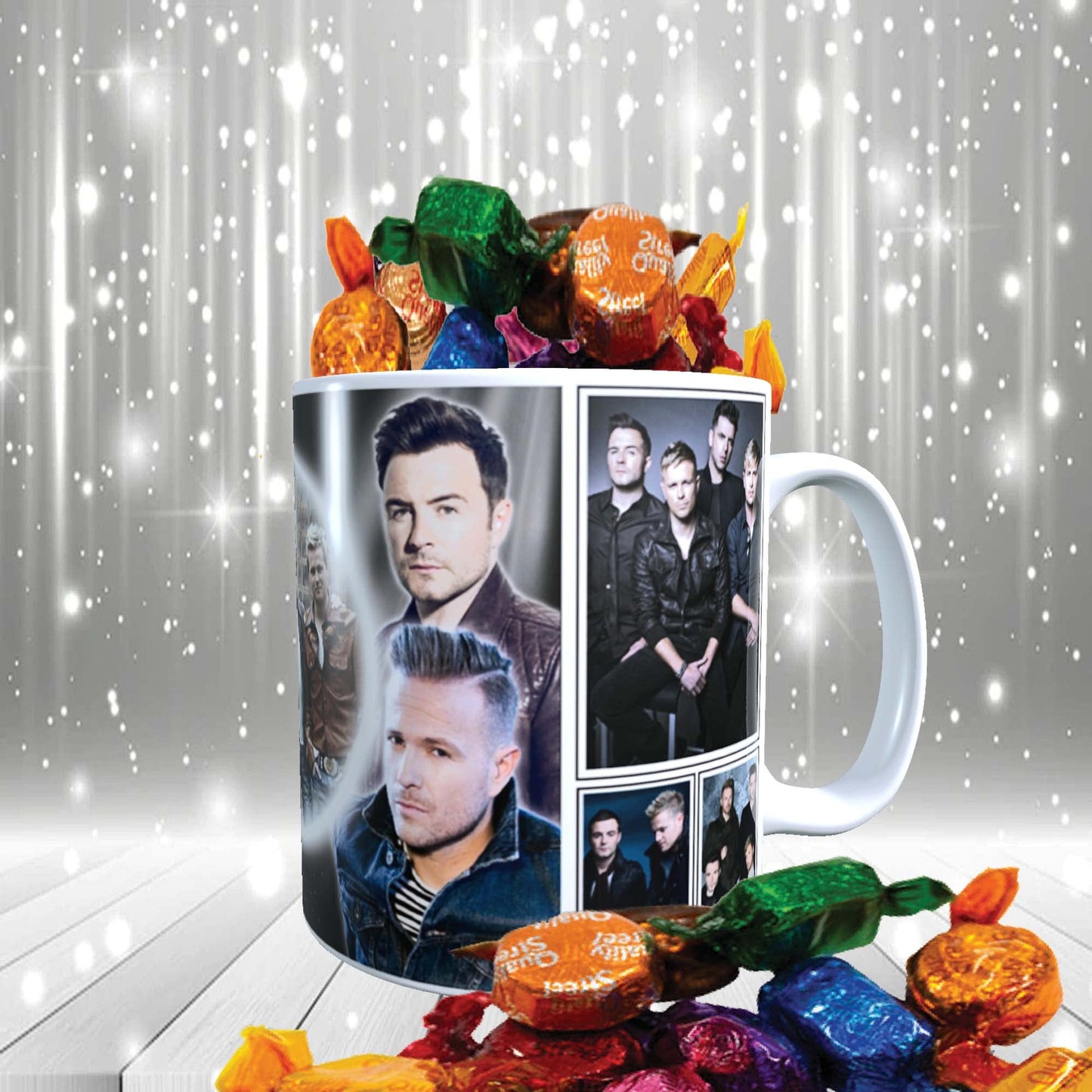 West 'Irish Boy Band' Life Icon Mug & Choice of Sweets