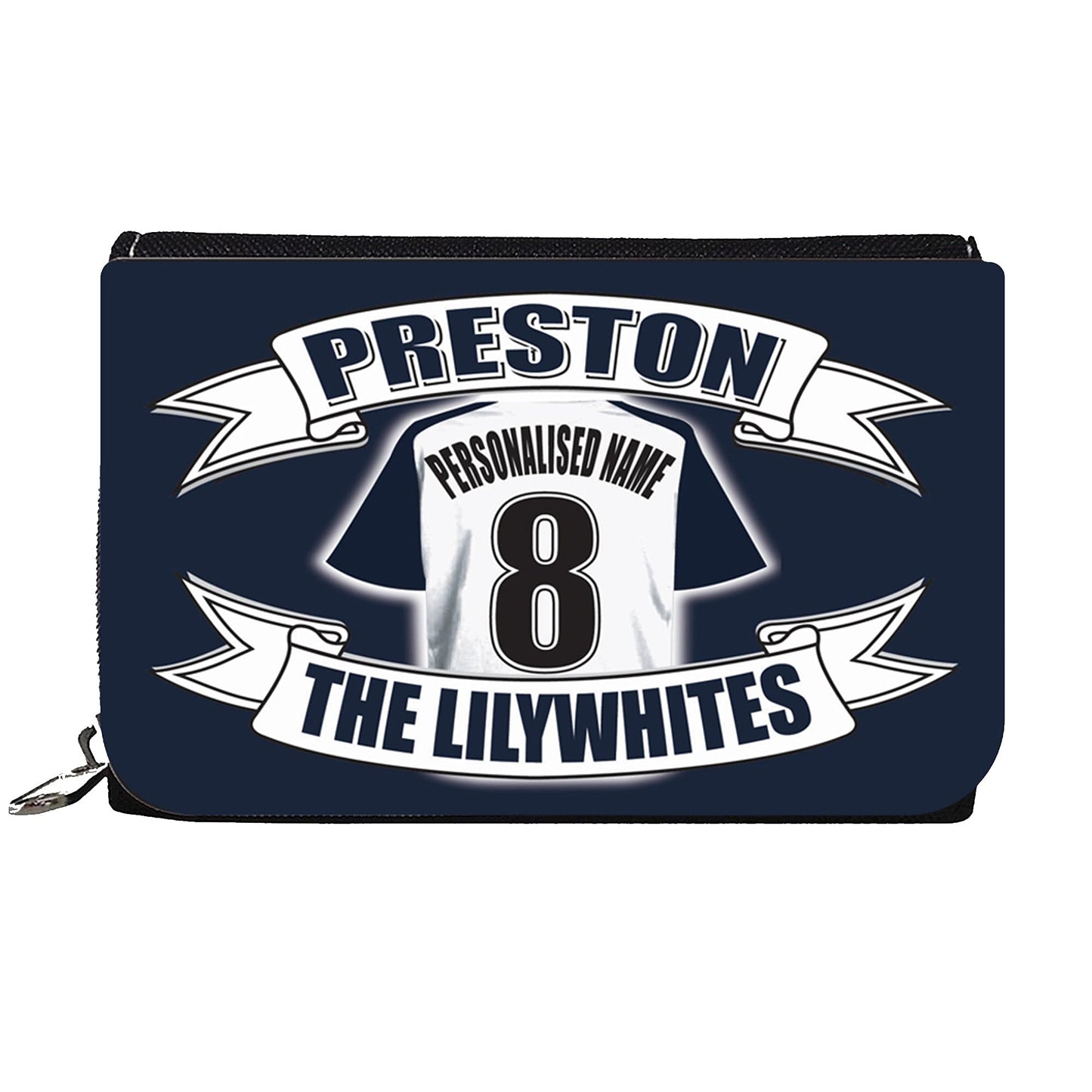 Preston Personalised Football Shirt Gift Purse
