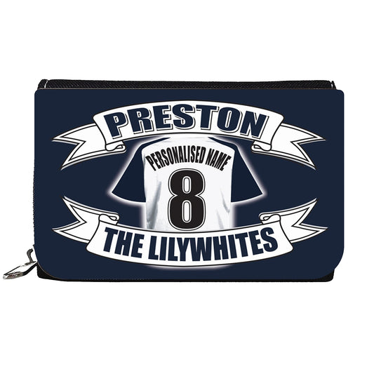 Preston Personalised Football Shirt Gift Purse