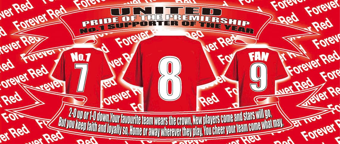 Manchester Reds Football Shirt Silver Aluminium Two Lid Unisex Water Bottle Gift Team-Manchester-United