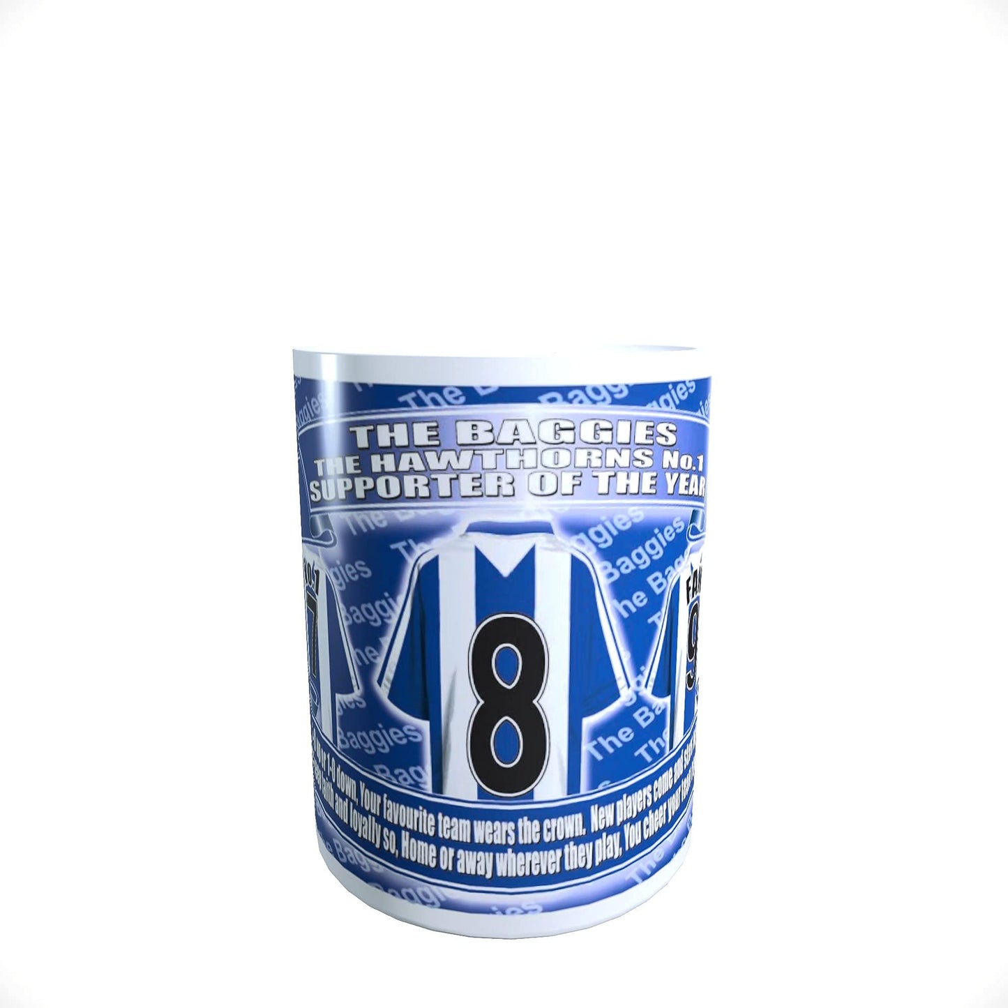 West Bromwich Football Shirt Ceramic Money Box Gift