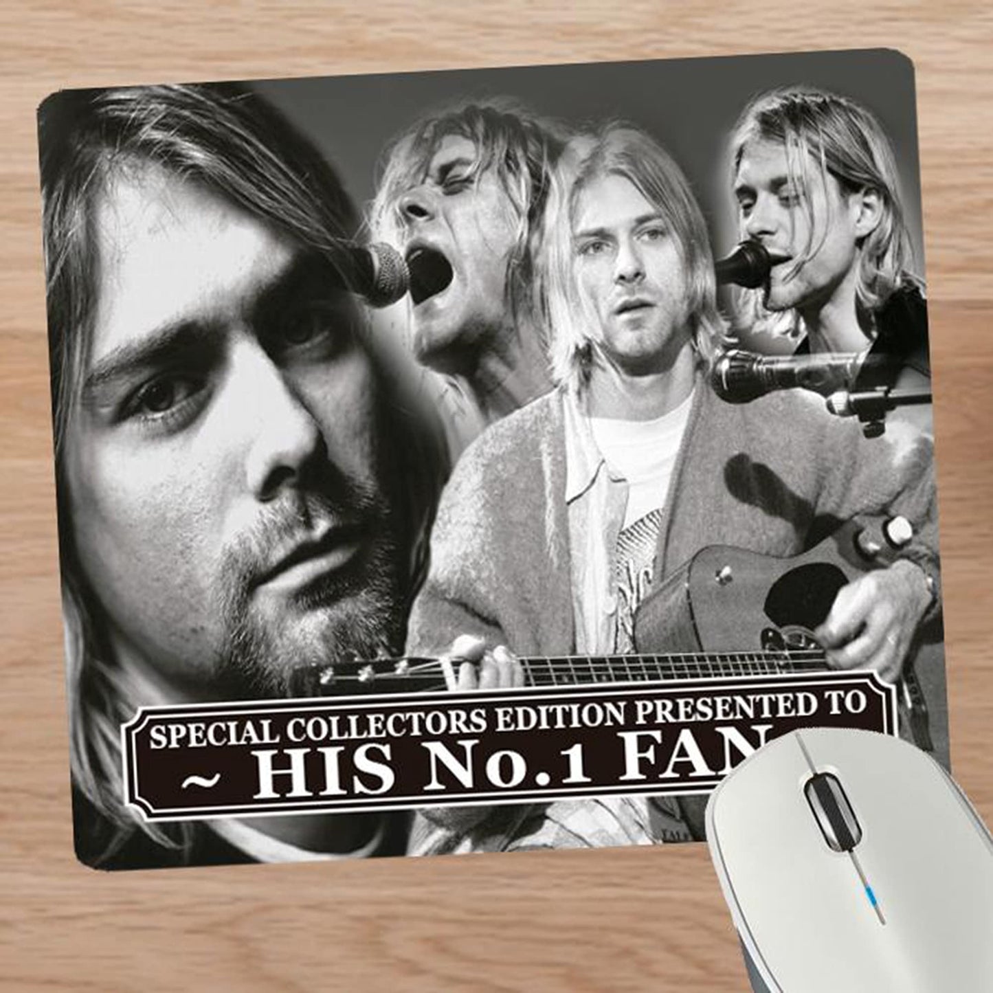Kurt Cobain Icon Mouse Mat Gift
