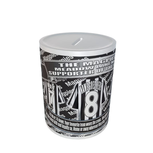 Nottingham County Football Shirt Personalised Ceramic Money Box Gift