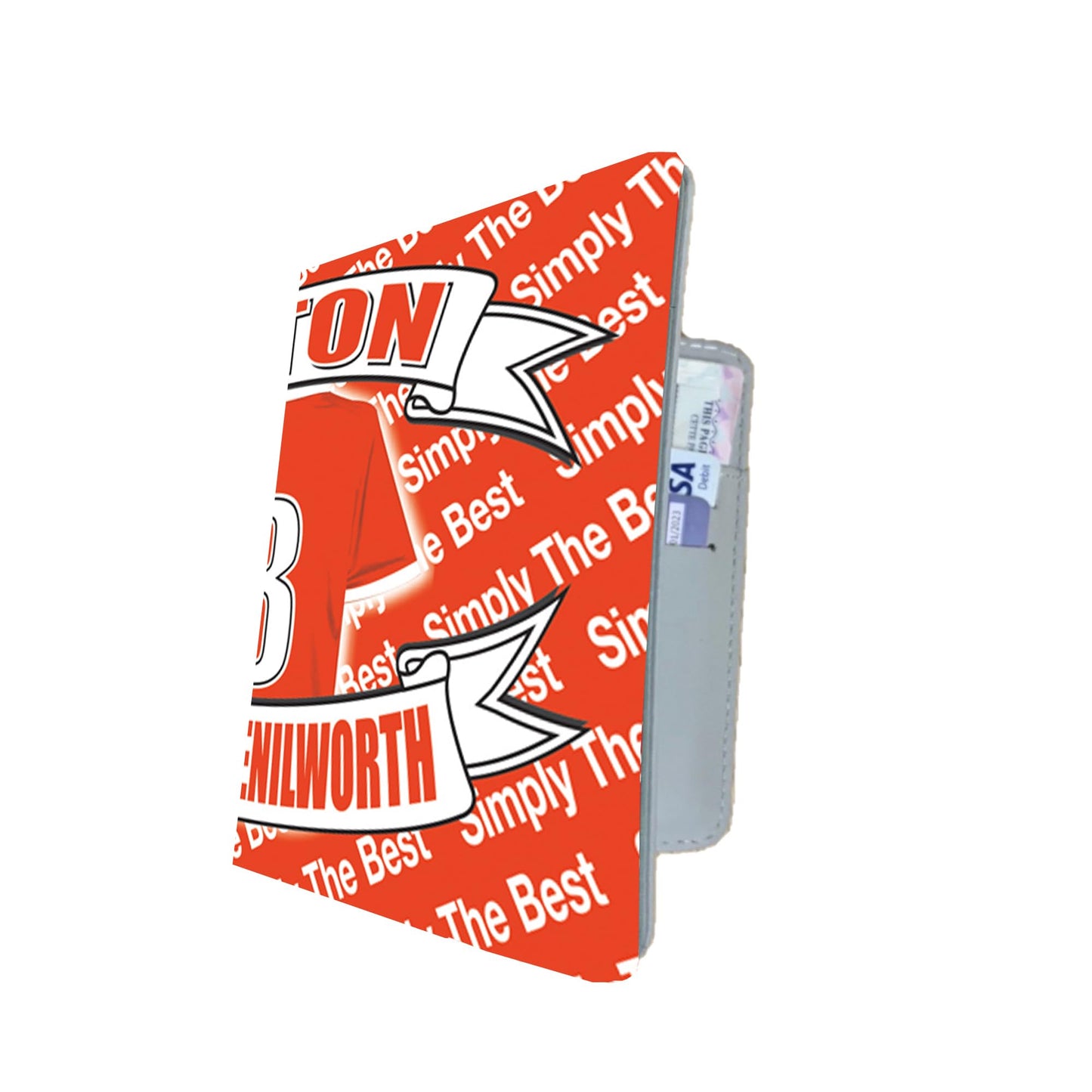 Luton Football Shirt Travel Passport Holder Case Gift Present