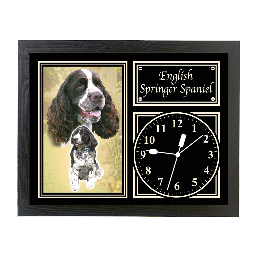 English Springer Spaniel Dog Breed Gift Clock