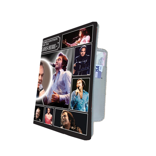 Diamond The-Jazz-Singer Music Icon Personalised Passport Case Holder Gift Neil