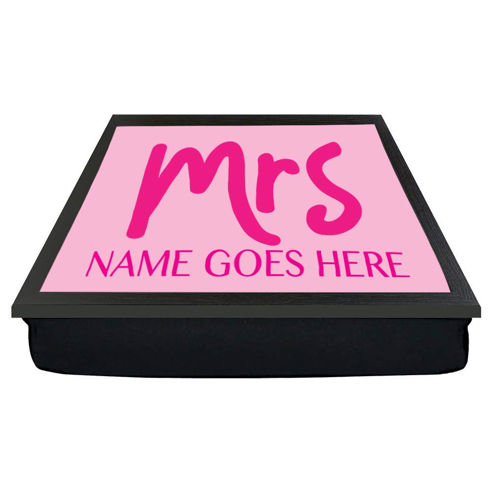 Mr & Mrs Personalised Couples, Marriage, Relationship Lap Tray Gift (Set of 2)