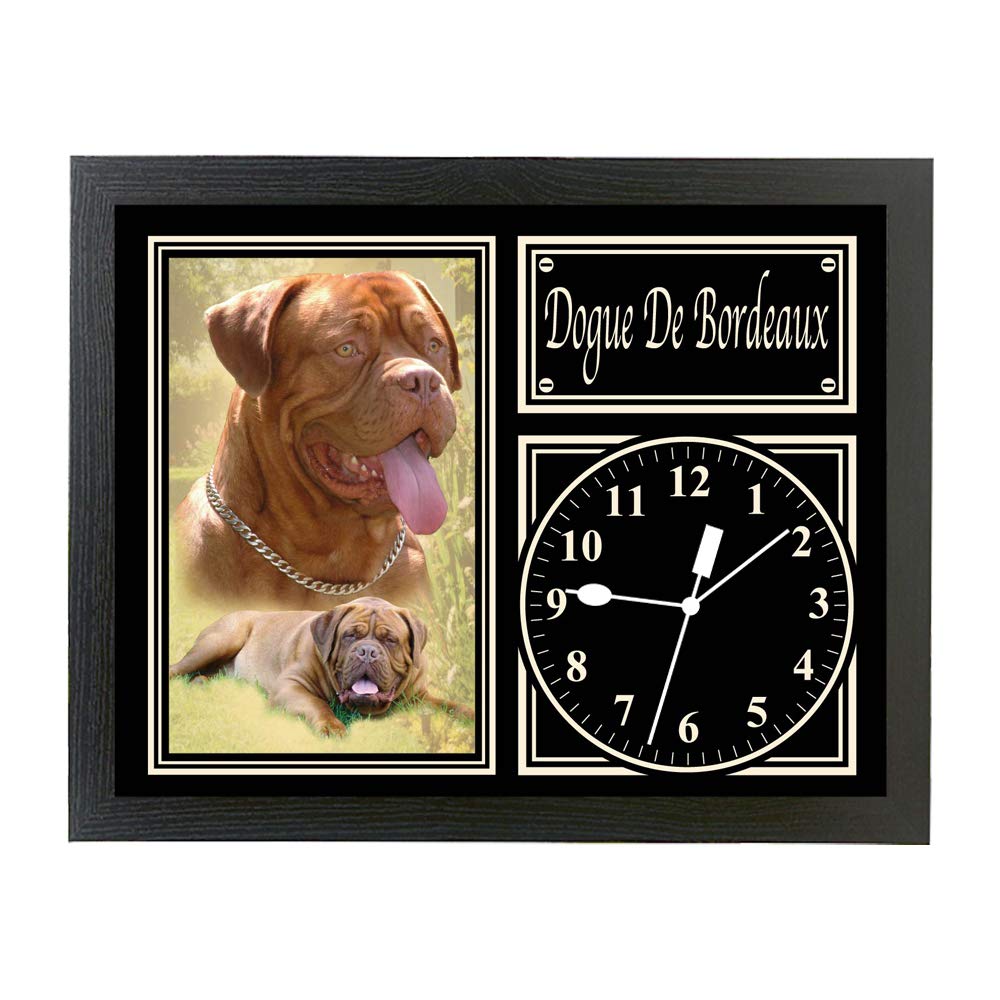 Dogue De Bordeaux Dog Breed Gift Clock