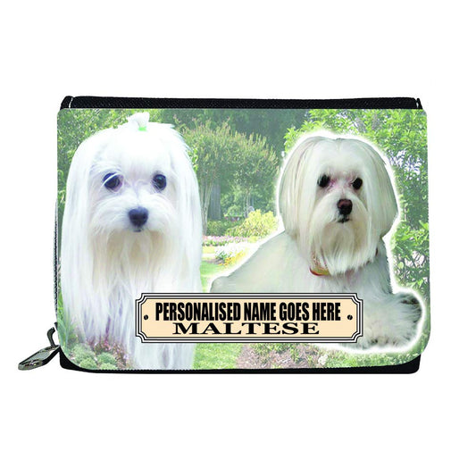 Maltese Personalised Dog Breed Gift Purse