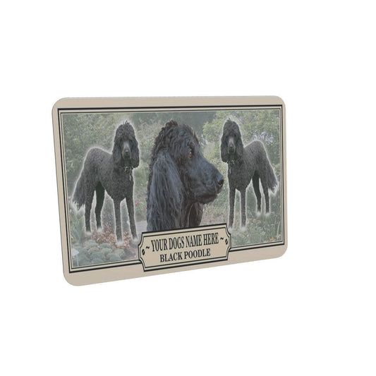 Black Poodle Personalised Dog Breed Mouse Mat Gift