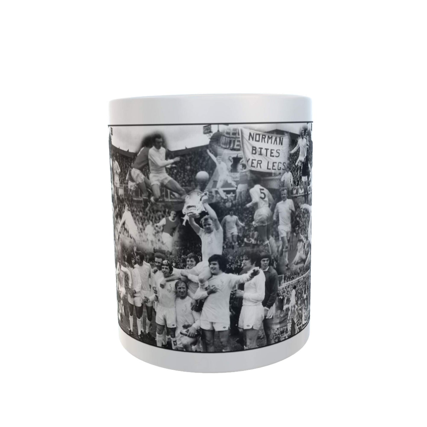 F.A Cup Final 1972 Leeds Norman Bites Ya Legs Hunter Football Ceramic Gift Mug