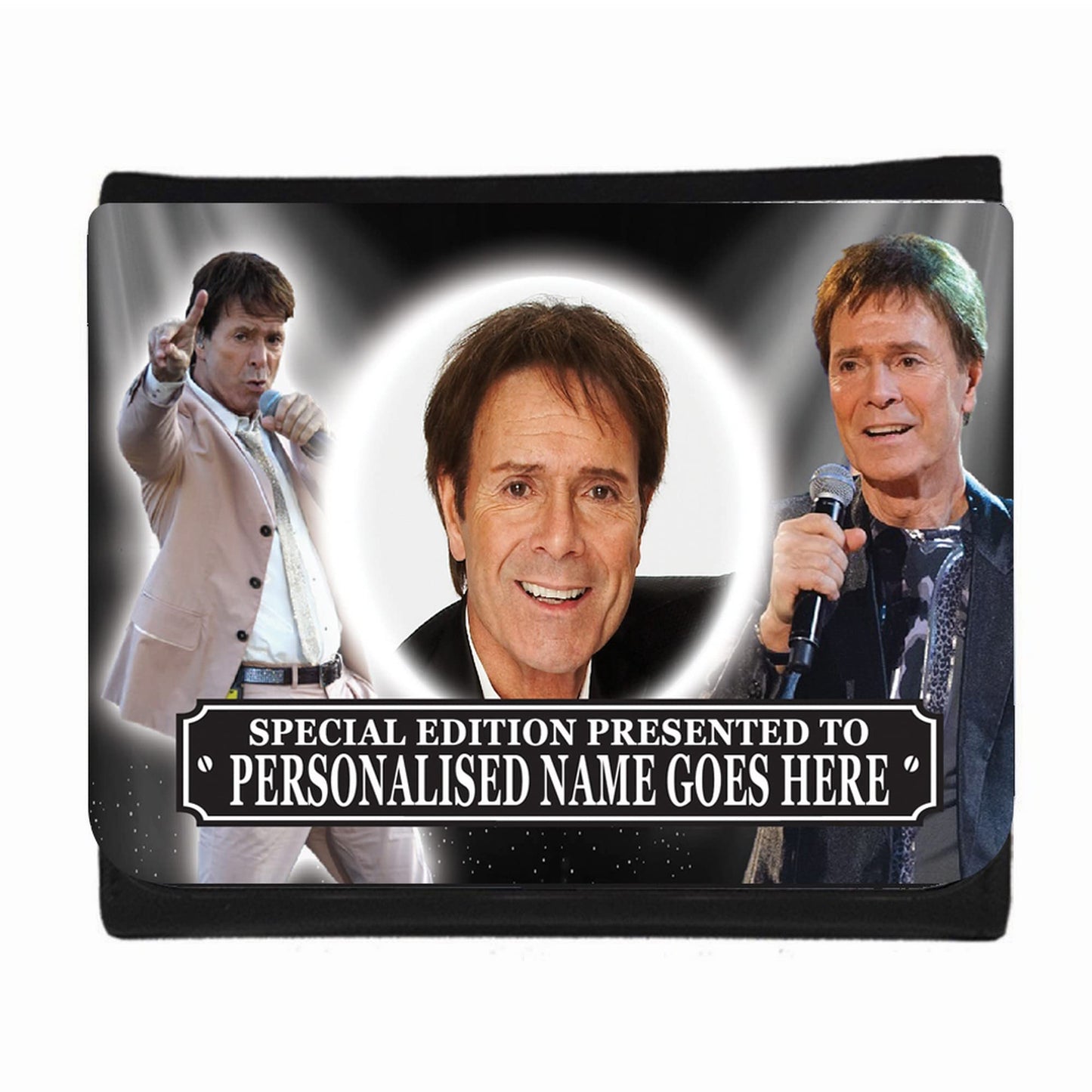 Cliff Richard Celebrity Music Icon Personalised Wallet Gift