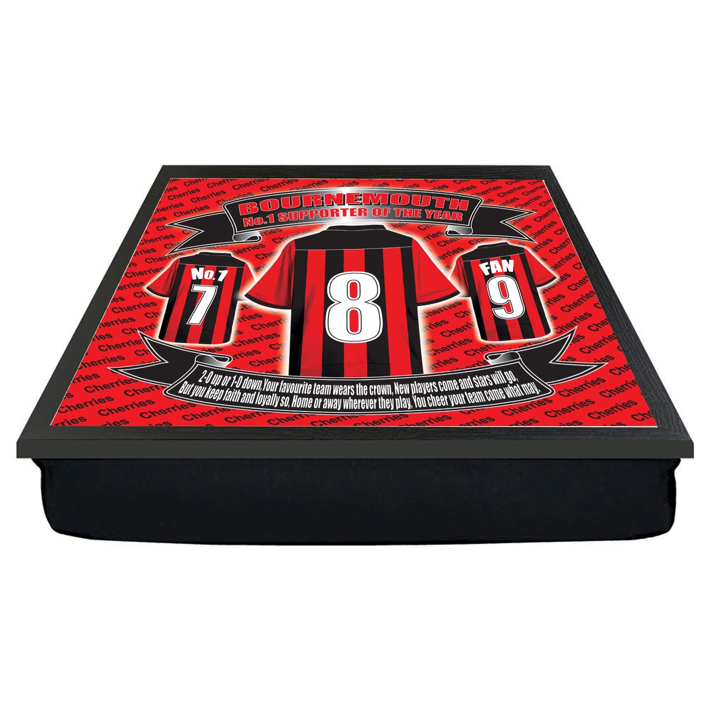 Bournemouth Football Shirt Lap Tray Gift