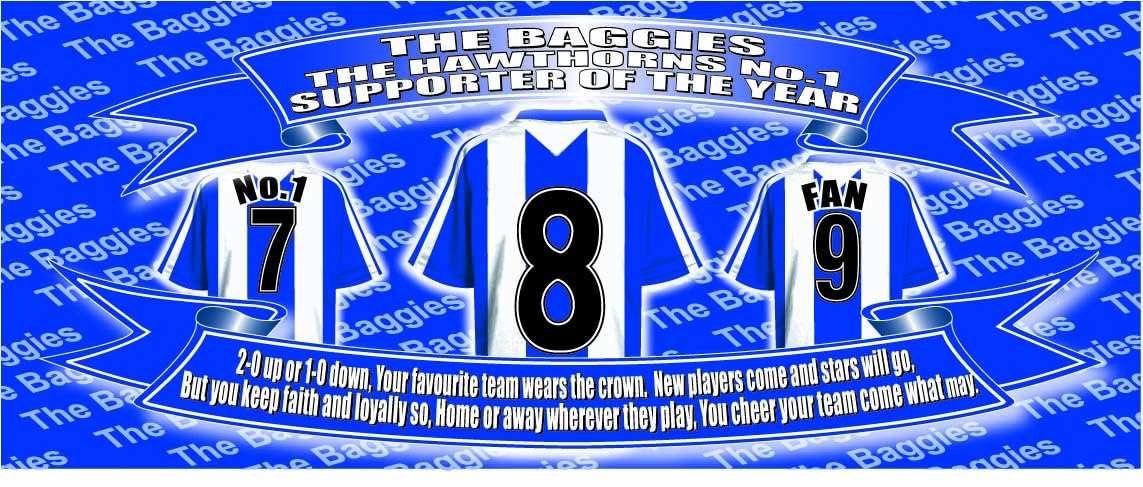 West Brom Football Shirt Silver Aluminium Two Lid Unisex Water Bottle Gift