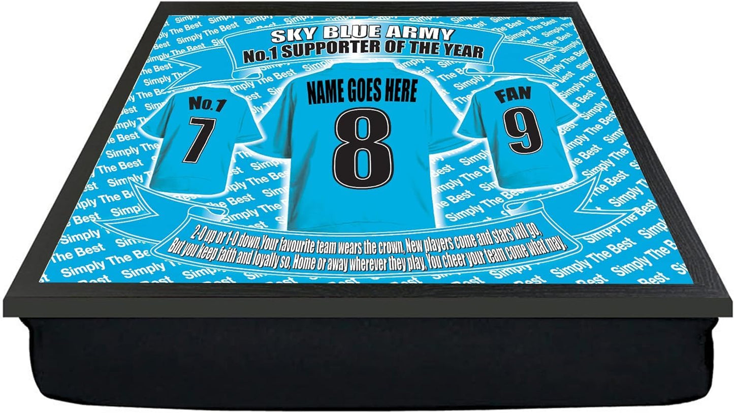 Coventry Football Shirt Personalised Lap Tray And Mug Gift Set, COVENTRY- PERSLapMugGiftSet_000