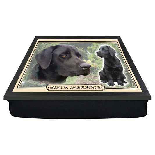 Black Labrador Dog Breed Gift Lap Tray