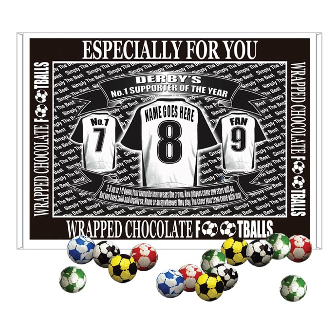 Derby Football Shirt Personalised Gift Boxed Sweets
