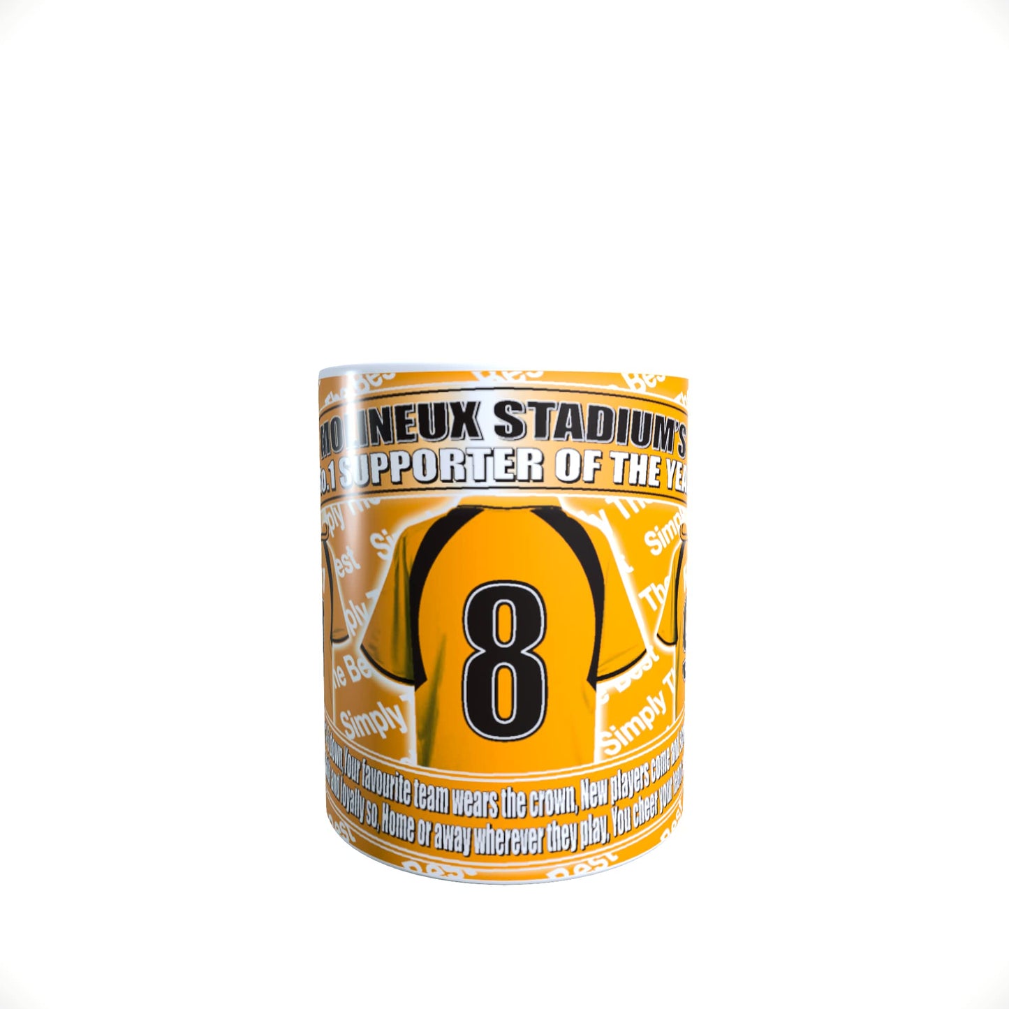 Wolves Football Team Shirt Mug Gift with Chocolate Footballs