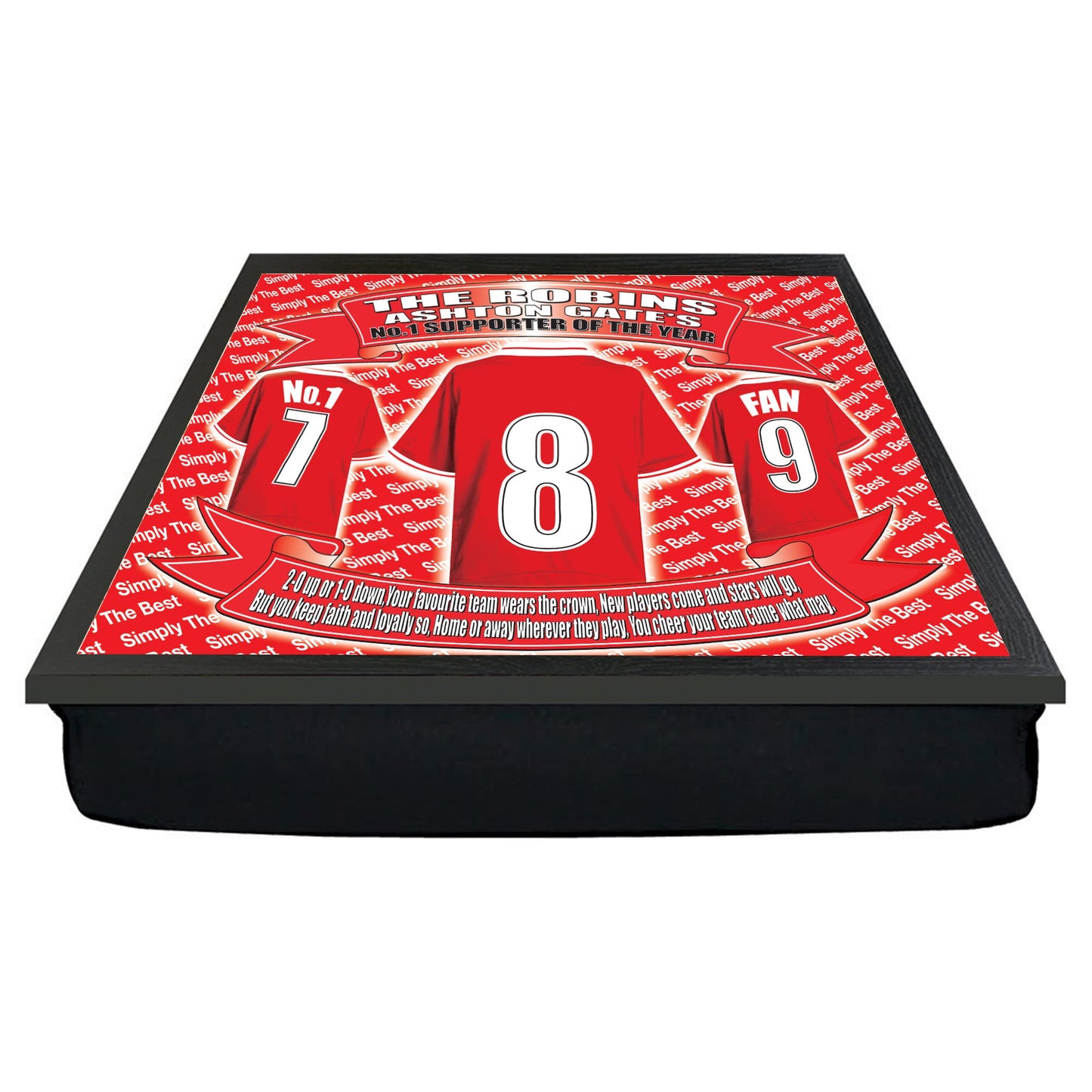 Bristol City Football Shirt Lap Tray Gift