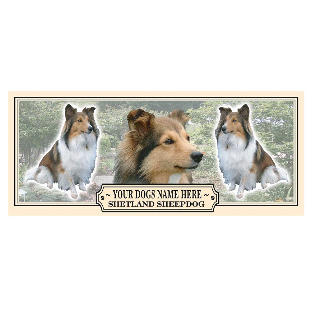 Shetland Shepdog Personalised Dog Breed Gift Mug with Treats