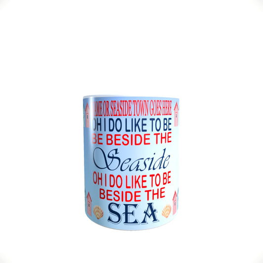 Beside The Seaside Personalised Mug Gift