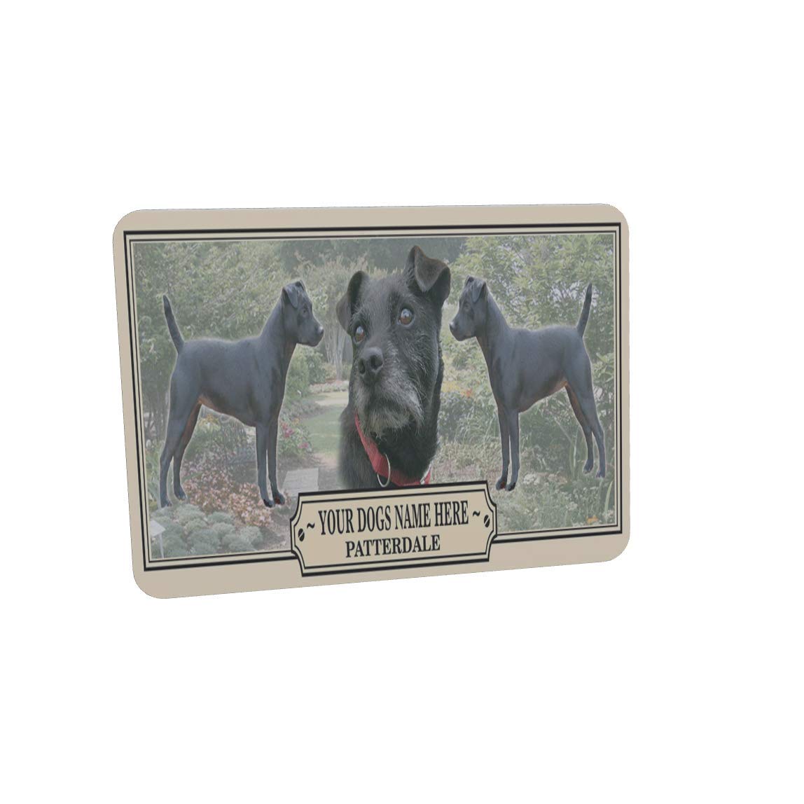 Patterdale Terrier Personalised Dog Breed Mouse Mat Gift