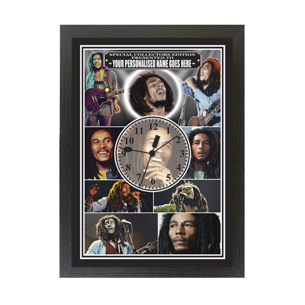 Bob Marley Personalised Icon Gift Clock