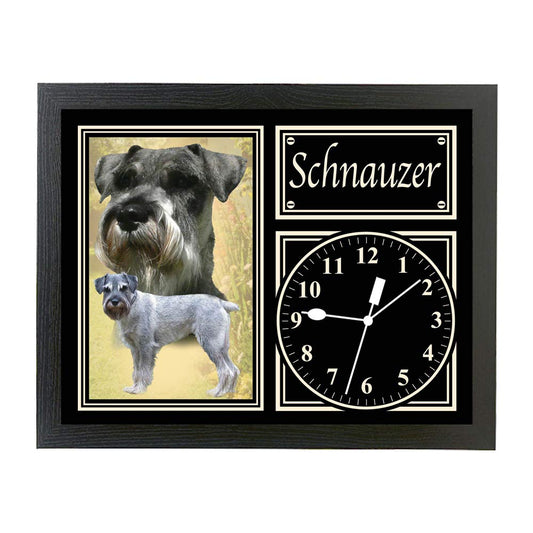 Schnauzer Dog Breed Gift Clock