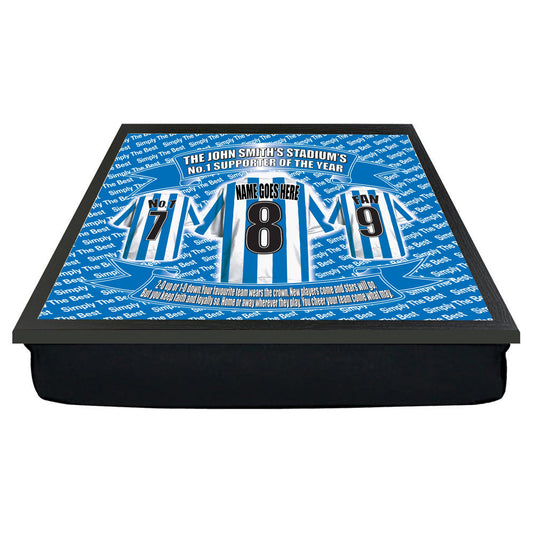 Huddersfield Football Shirt Personalised Lap Tray Gift
