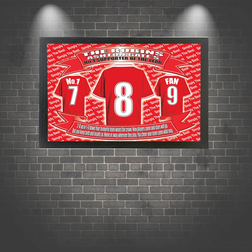 Bristol City Football Shirt Picture Gift