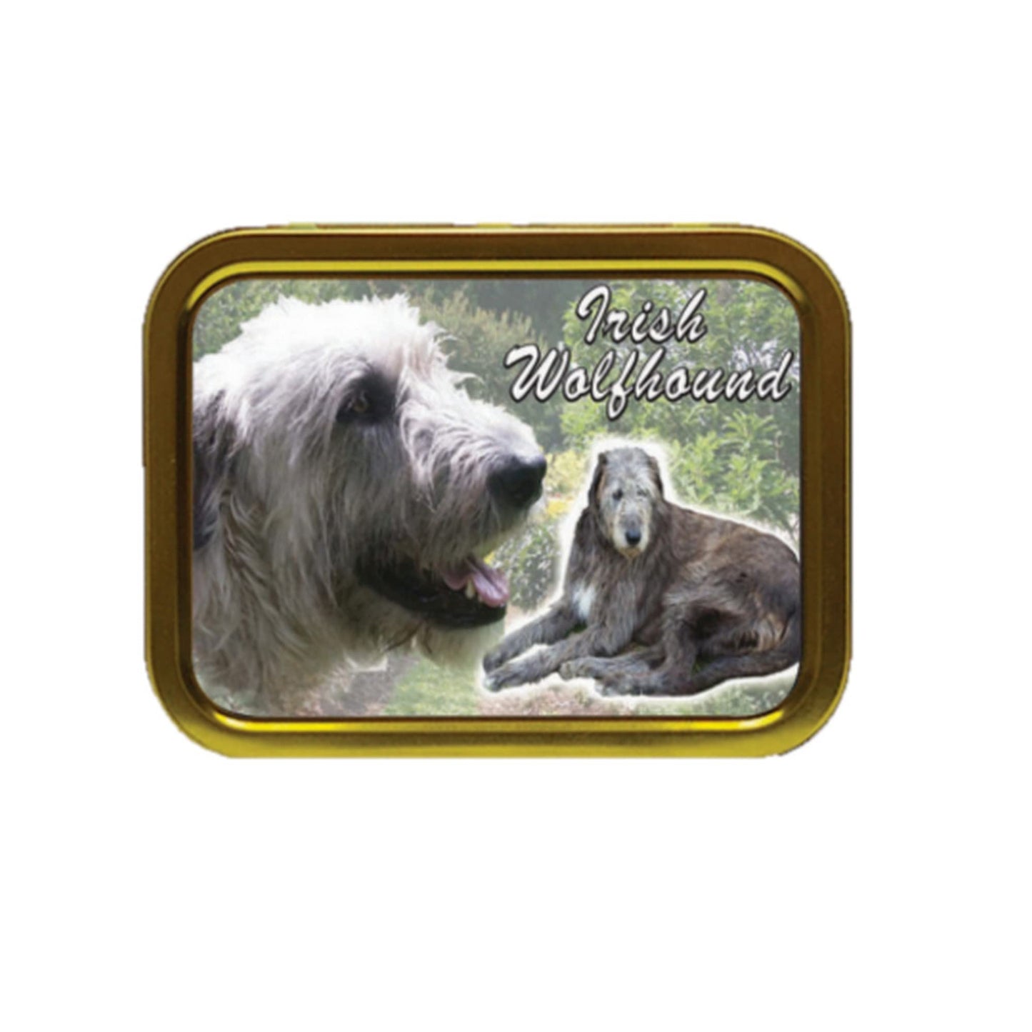Irish Wolfhound Dog Breed Tobacco Tin & Products Gift