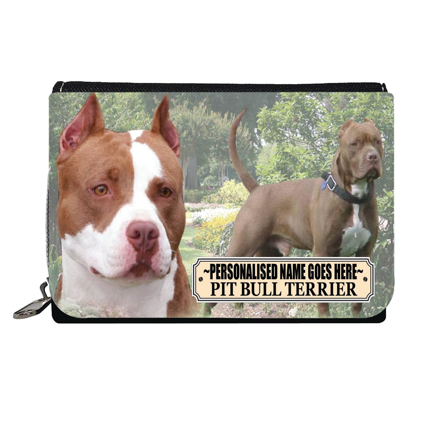 Pit Bull Terrier Personalised Dog Breed Gift Purse
