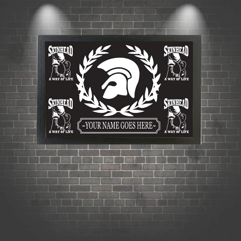 Trojan Skinhead Way of Life Iconic Personalised Picture Gift