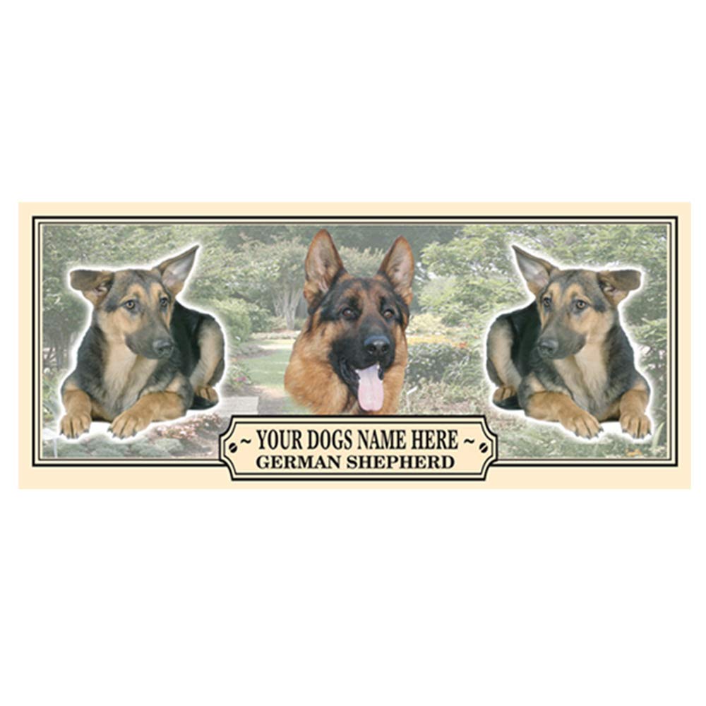 German Shepherd Personalised Dog Breed Gift Mug with Treats