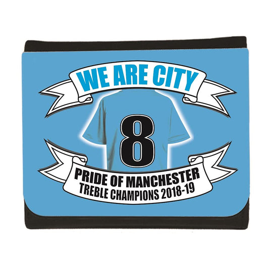 Manchester Blues Football Shirt Wallet Gift