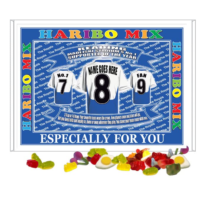 Reading Football Shirt Personalised Gift Boxed Sweets Variety