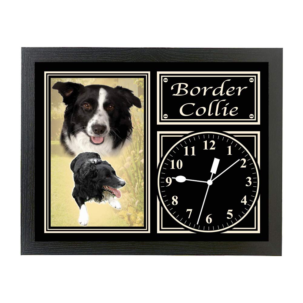 Border Collie Dog Breed Gift Clock