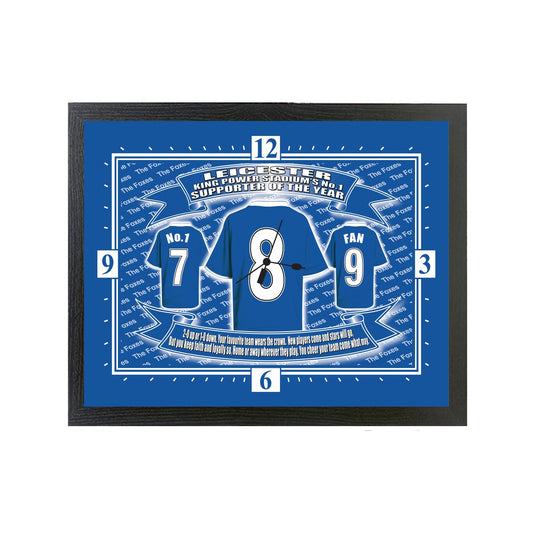 Leicester Football Shirt Clock Gift Present