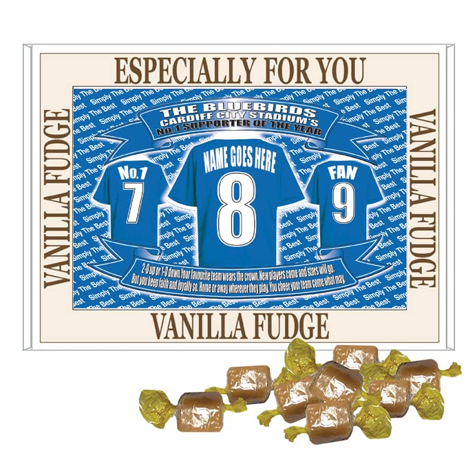 Cardiff Football Shirt Personalised Gift Boxed Sweets