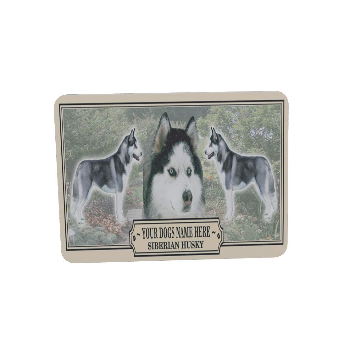 Siberian Husky Personalised Dog Breed Mouse Mat Gift